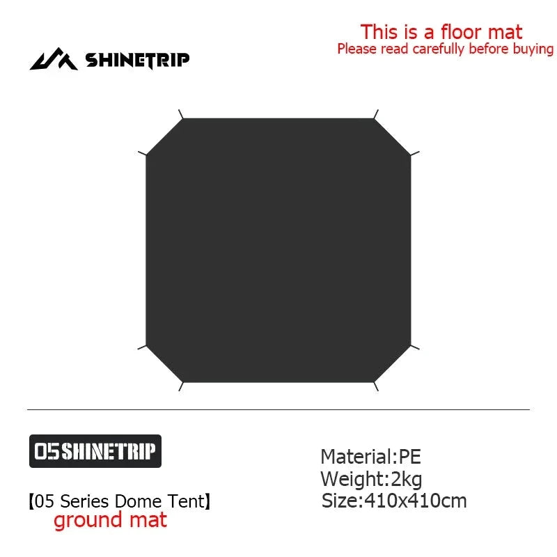 ShineTrip Outdoor Extra Large Camping Shade Tent Family GlowCart