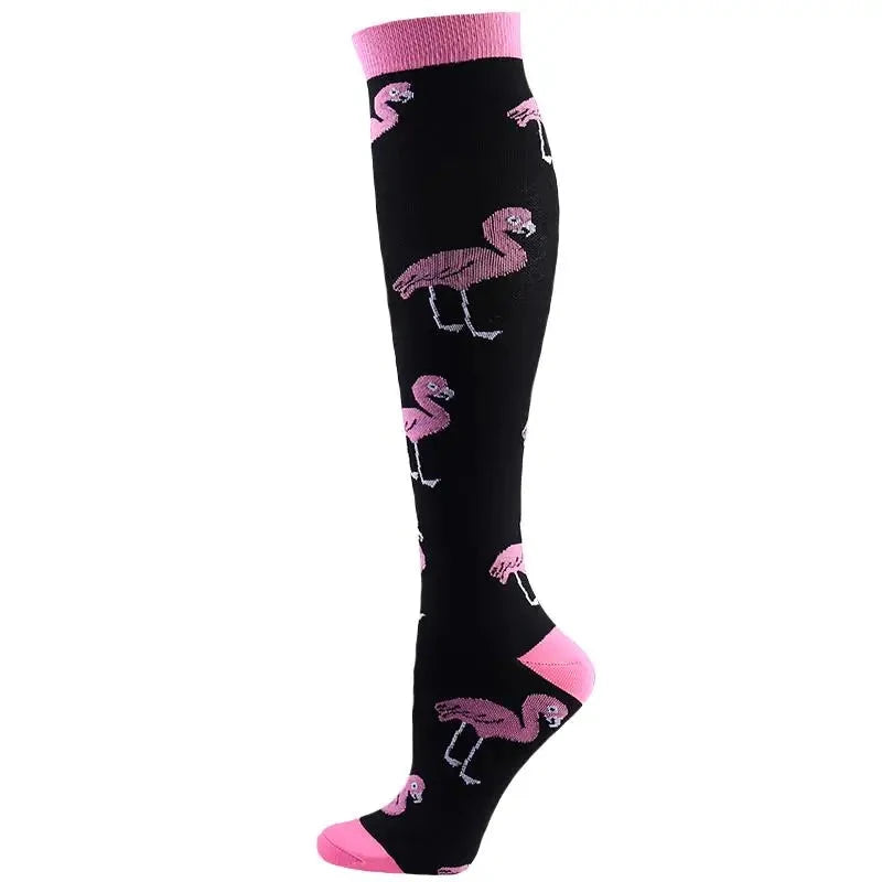 Men Women Compression Socks Varicose Veins Socks 20-30 Mmhg Outdoor Sports Cycling Travel Flight Nurse Running Leg Support Socks GlowCart