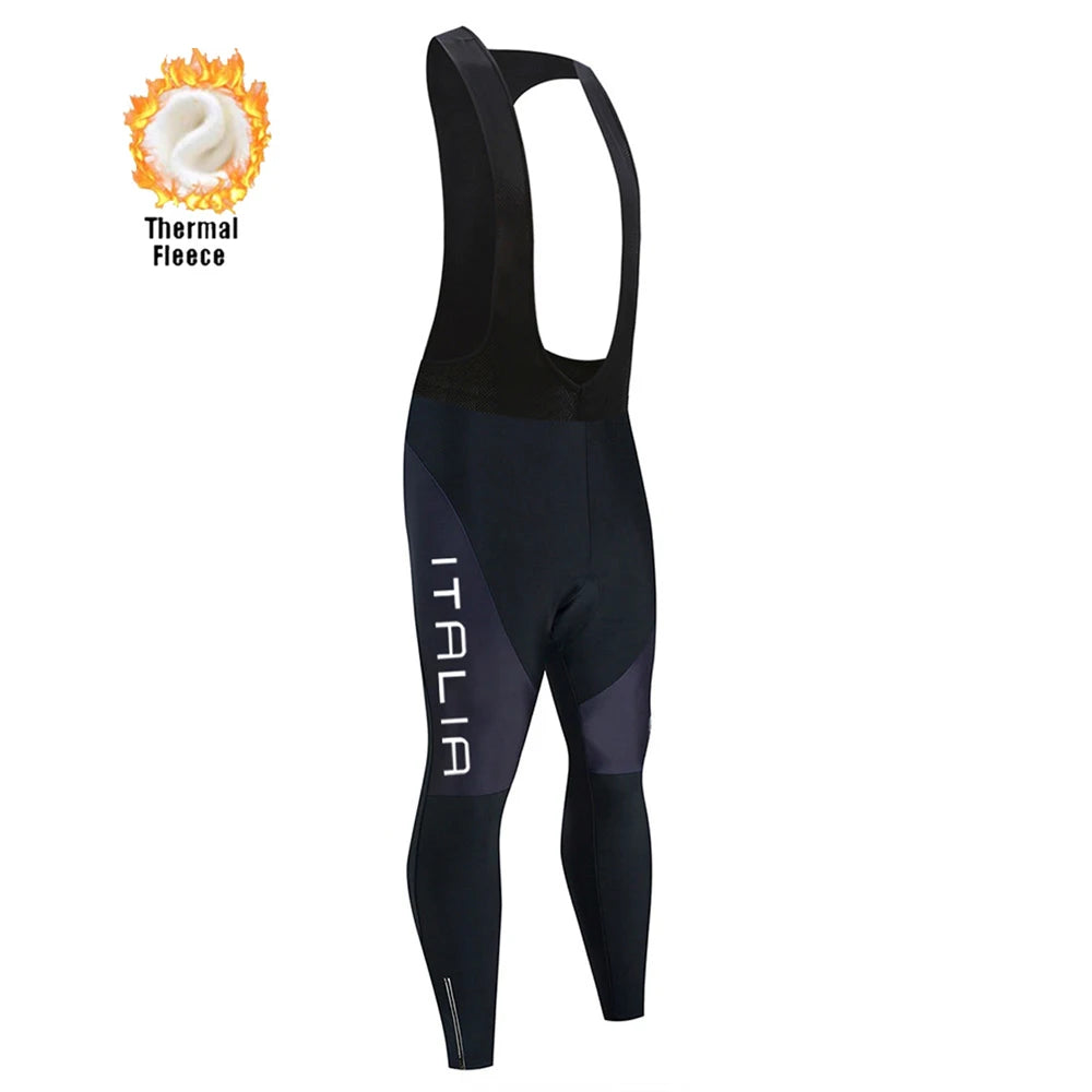 2026 New Winter Thermal Fleece Cycling Jersey Set Long Sleeve MTB Racing Bike Jersey Suit For Men Bib Pants Set Cycling Clothing GlowCart