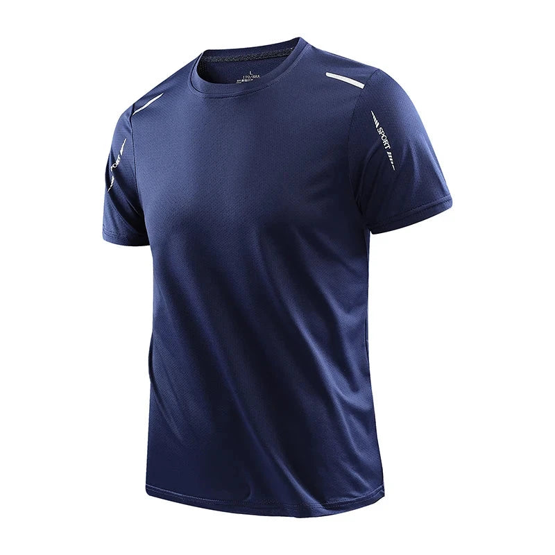 CHRLCK Men's Running Quick Drying T-shirts Breathable Hiking GlowCart