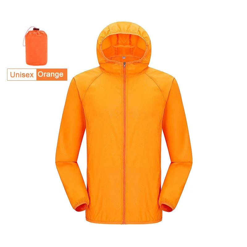 A Unisex Waterproof Outdoor Jacket Men Women Hiking Camping GlowCart