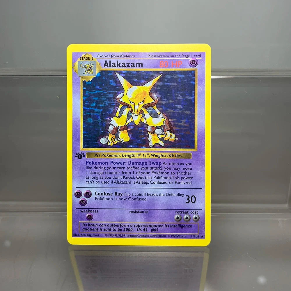 PKM Cards 1st Edition Charizard Blastoise Dragonite 1996 GlowCart