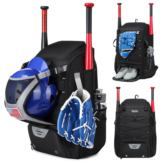Baseball Equipment Bag Baseball Backpack with Shoe GlowCart