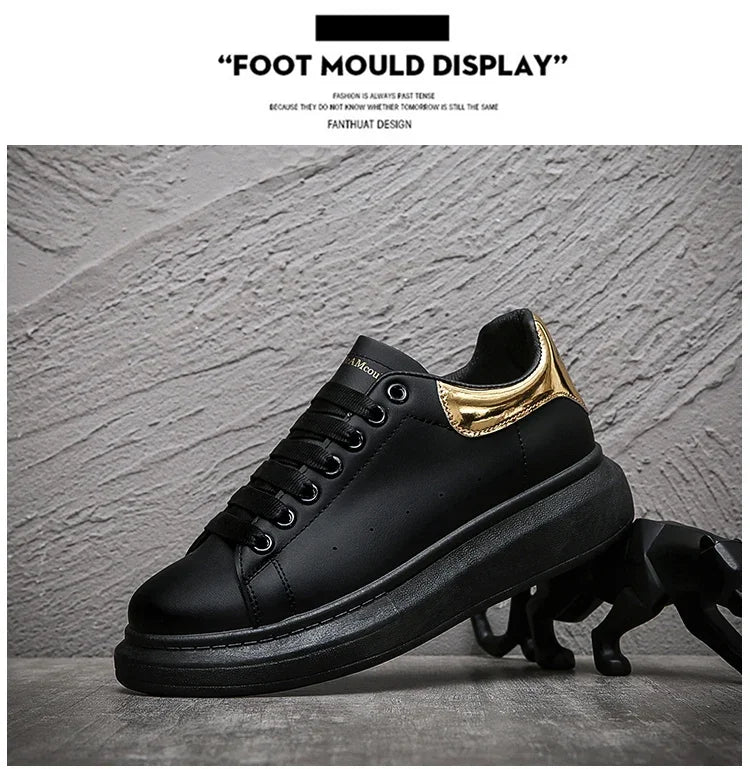 2025 Men Causal Shoes Pring Brand Spring Designer Wedges White Sneakers Platform Tenis Feminino Trainers Female Walking GlowCart