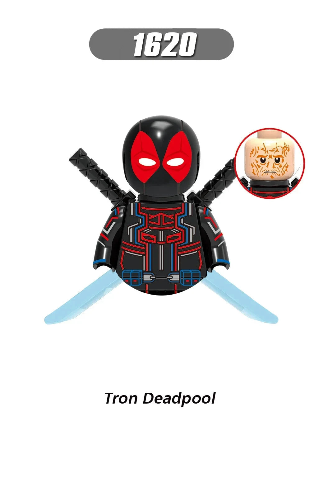 1002 Marvel Deadpool Iron Man Riot Thor Building Brick toy GlowCart