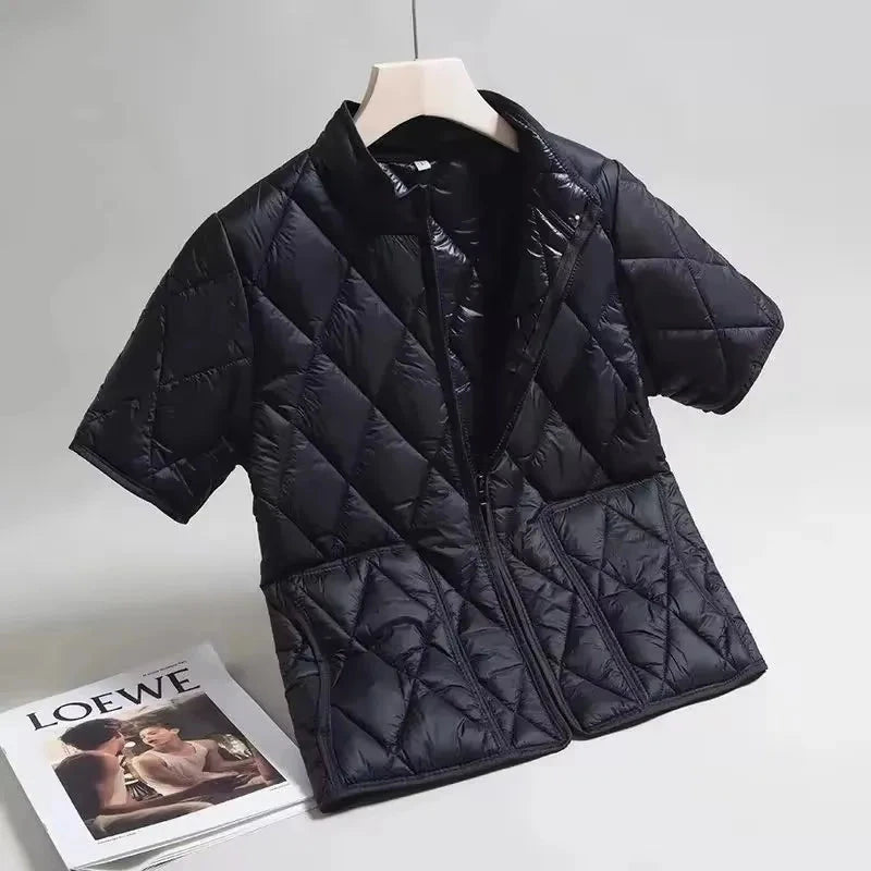 New Down Cotton-Padded Vest Jacket 2025 Autumn Winter GlowCart