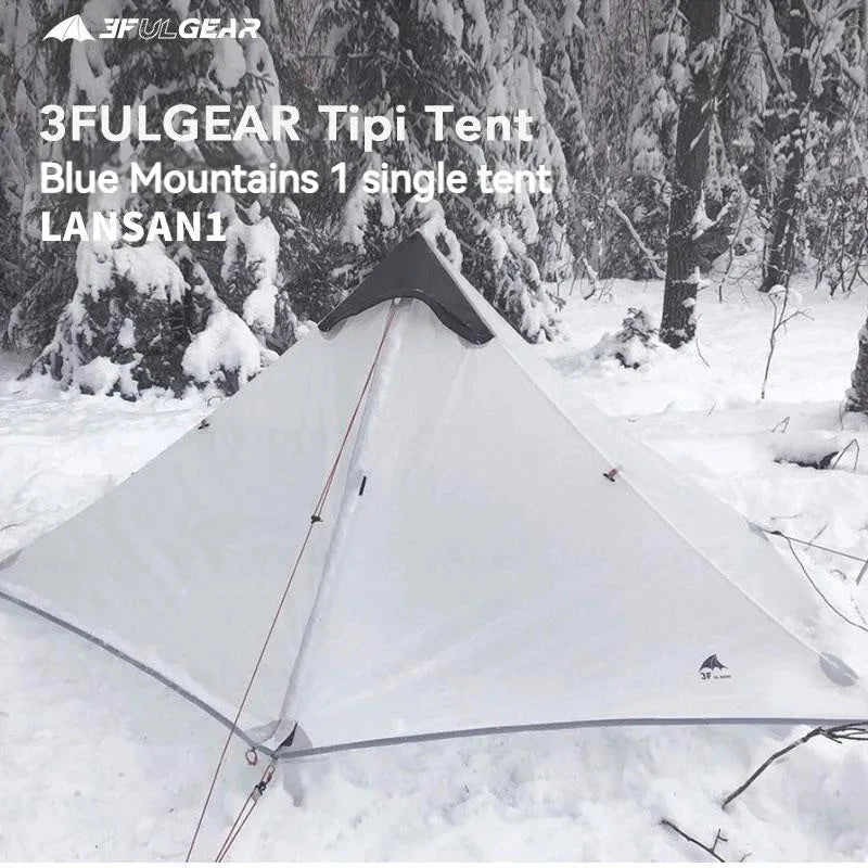3F UL GEAR LanShan1 Pro Camping Tent 20D Double Layer GlowCart