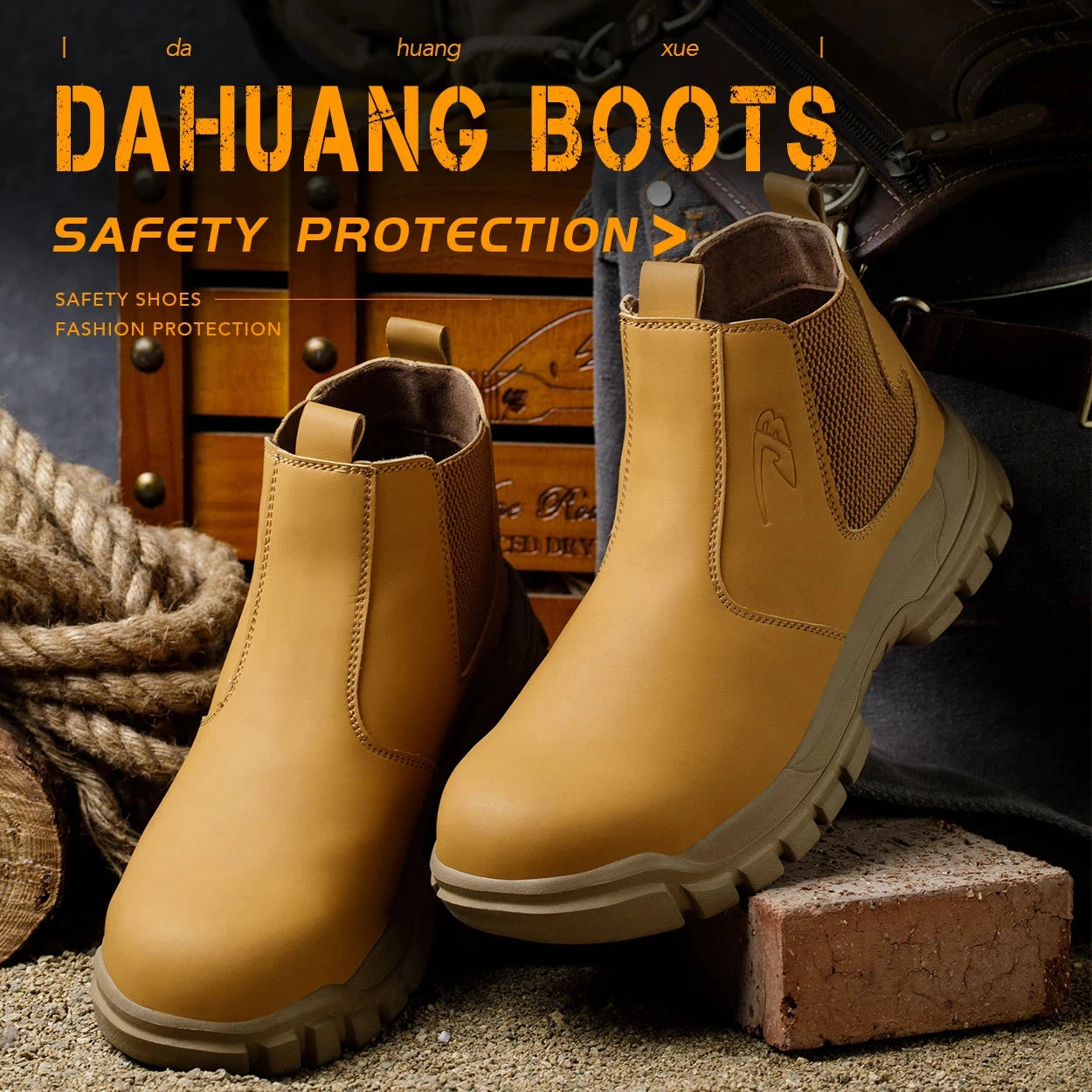 Waterproof Men's Safety Work Boots Steel Toe Shoes Anti GlowCart