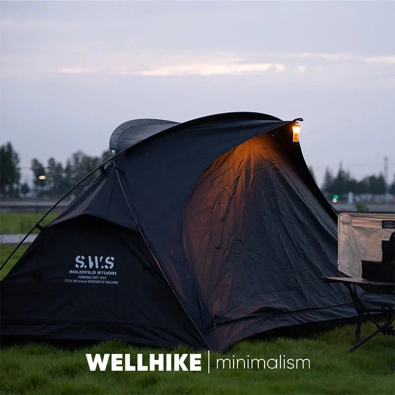 WELLHIKE Lightweight Camping Tent Rain And Sun Outdoor GlowCart