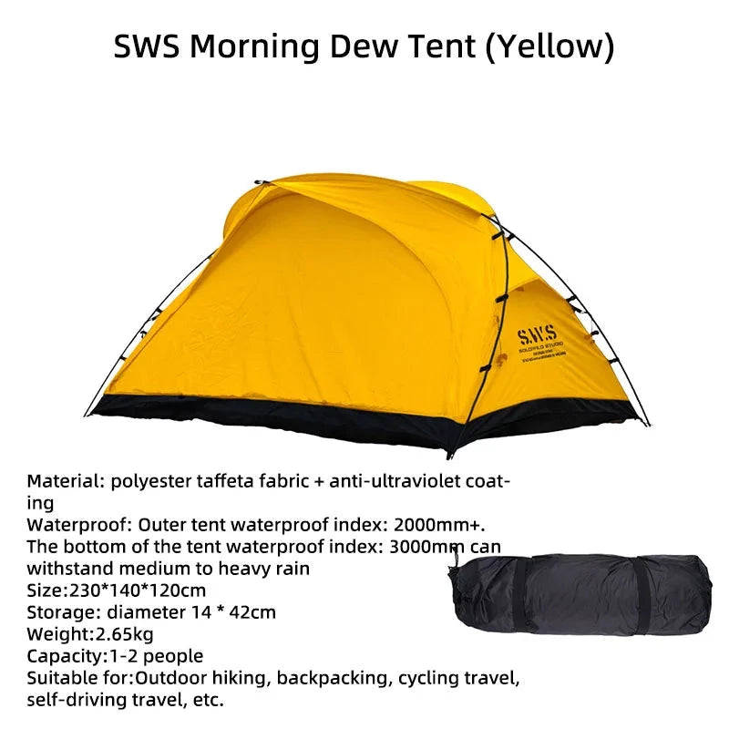 WELLHIKE Lightweight Camping Tent Rain And Sun Outdoor GlowCart