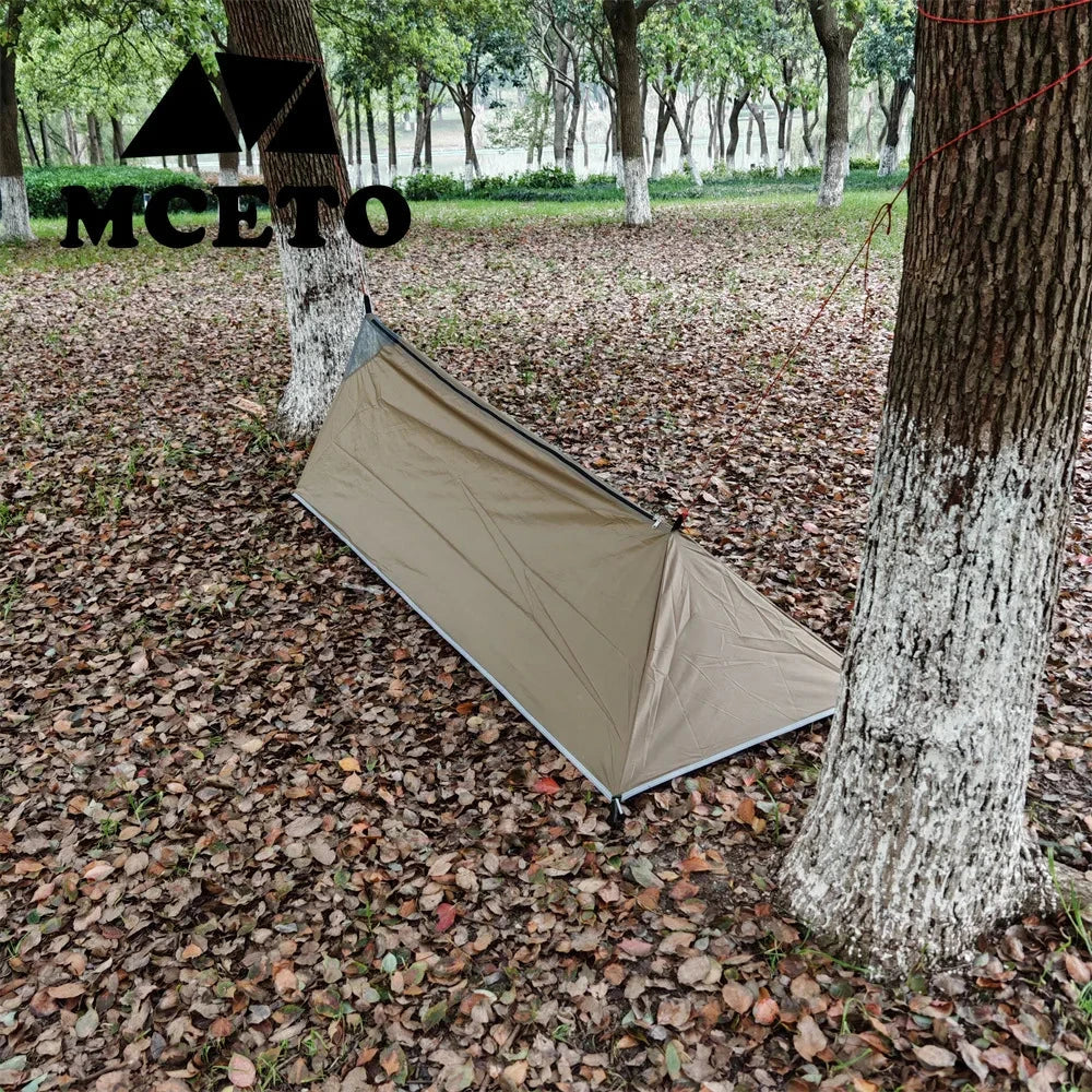 Poleless A-frame Tent Outdoor Ultralight Rodless Camping GlowCart