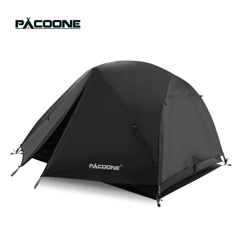 PACOONE Ultralight 20D Nylon Camping Tent Portable GlowCart