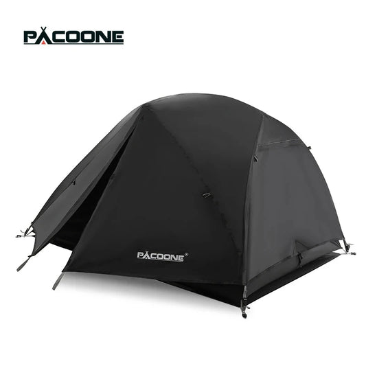 PACOONE Ultralight 20D Nylon Camping Tent Portable GlowCart