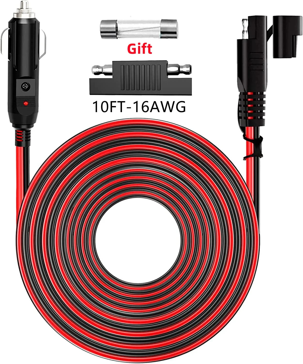 SAE quick connector harness 1/2pcs SAE extension cable 12AWG GlowCart