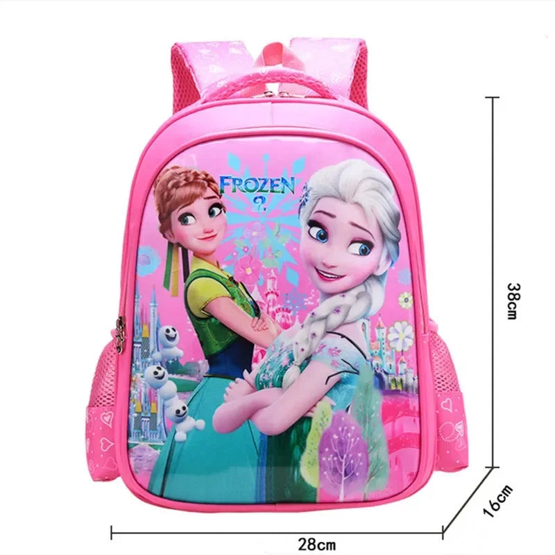 Elsa Anna Princess School Bag for Girls Frozen Children Backpacks Kids Shoulders Bag GlowCart