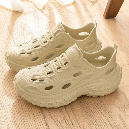 Men's Summer Clogs, Beach Shoes, Non-Slip, Anti-Odor, Baotou GlowCart