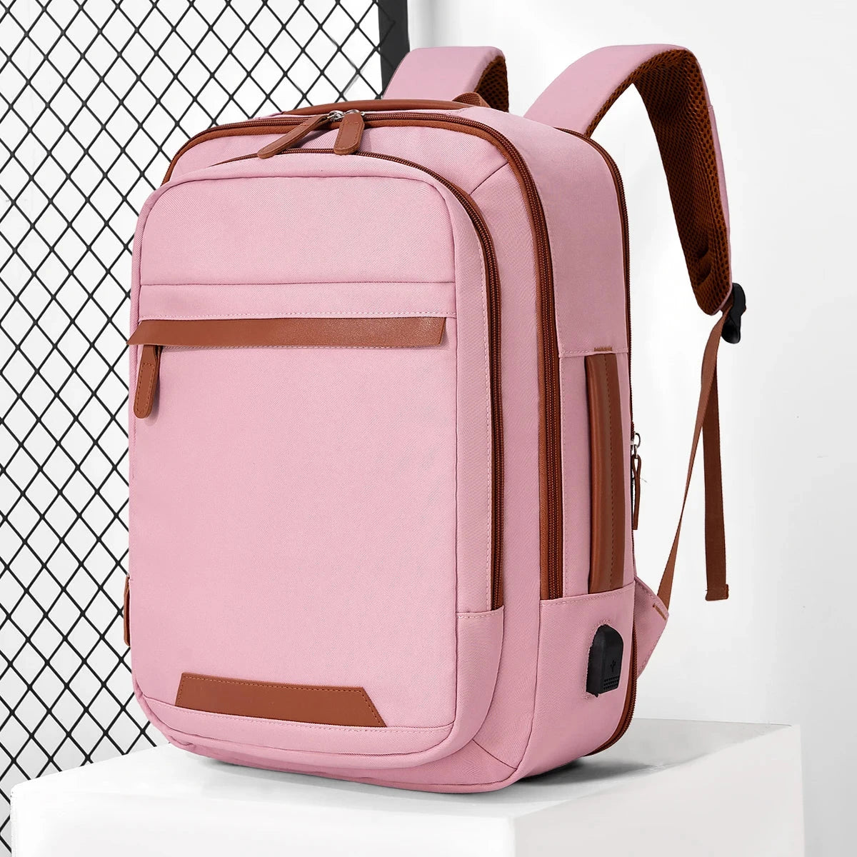 High-Quality USB Rechargeable Backpack Men's Waterproof Bag GlowCart