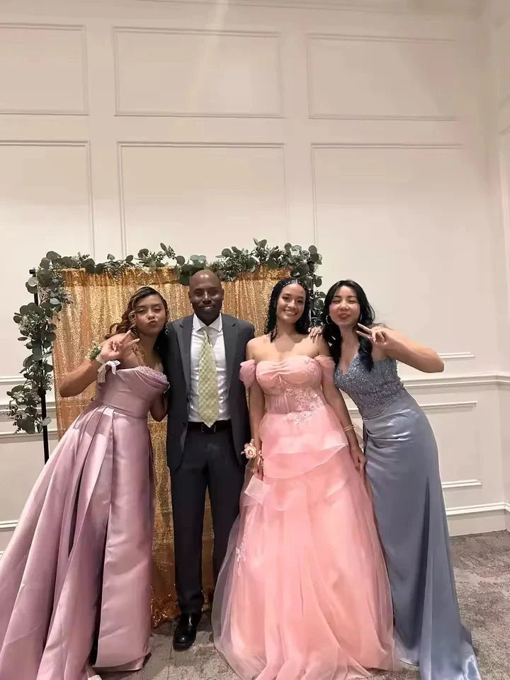 ROSES Sage Green Prom Dress Appliques Tulle Celebrity GlowCart