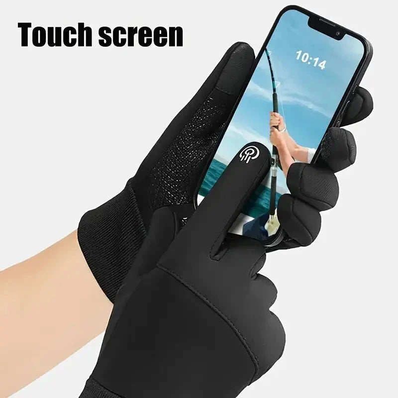 Autumn Winter Warm Windproof Waterproof Touch Screen Gloves GlowCart