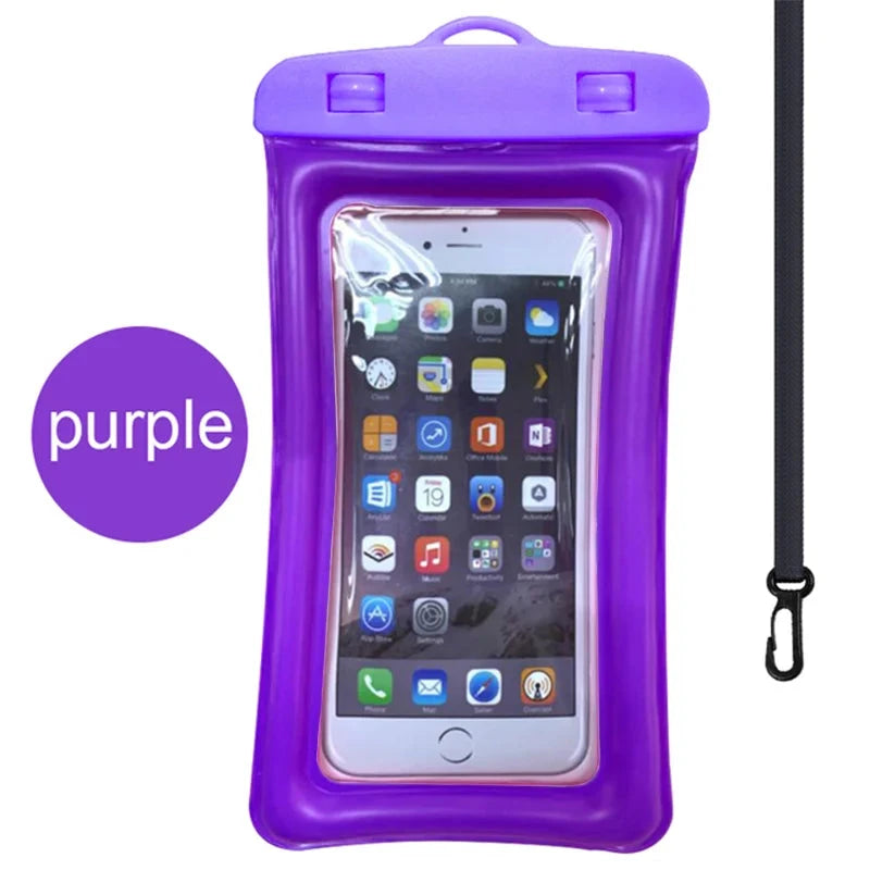 IP68 Universal Waterproof Phone Cases Bag For iPhone 16 15 GlowCart
