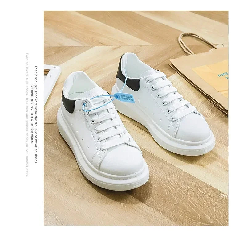 2025 Men Causal Shoes Pring Brand Spring Designer Wedges White Sneakers Platform Tenis Feminino Trainers Female Walking GlowCart
