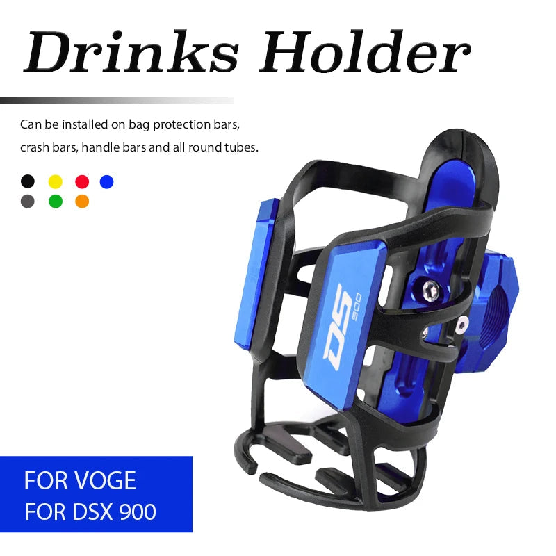 Water Cup Holder For VOGE DS900X DSX900 DS 900X DSX 900 DSX Motorcycle CNC Beverage Water Bottle Cage Drink Cup Holder GlowCart