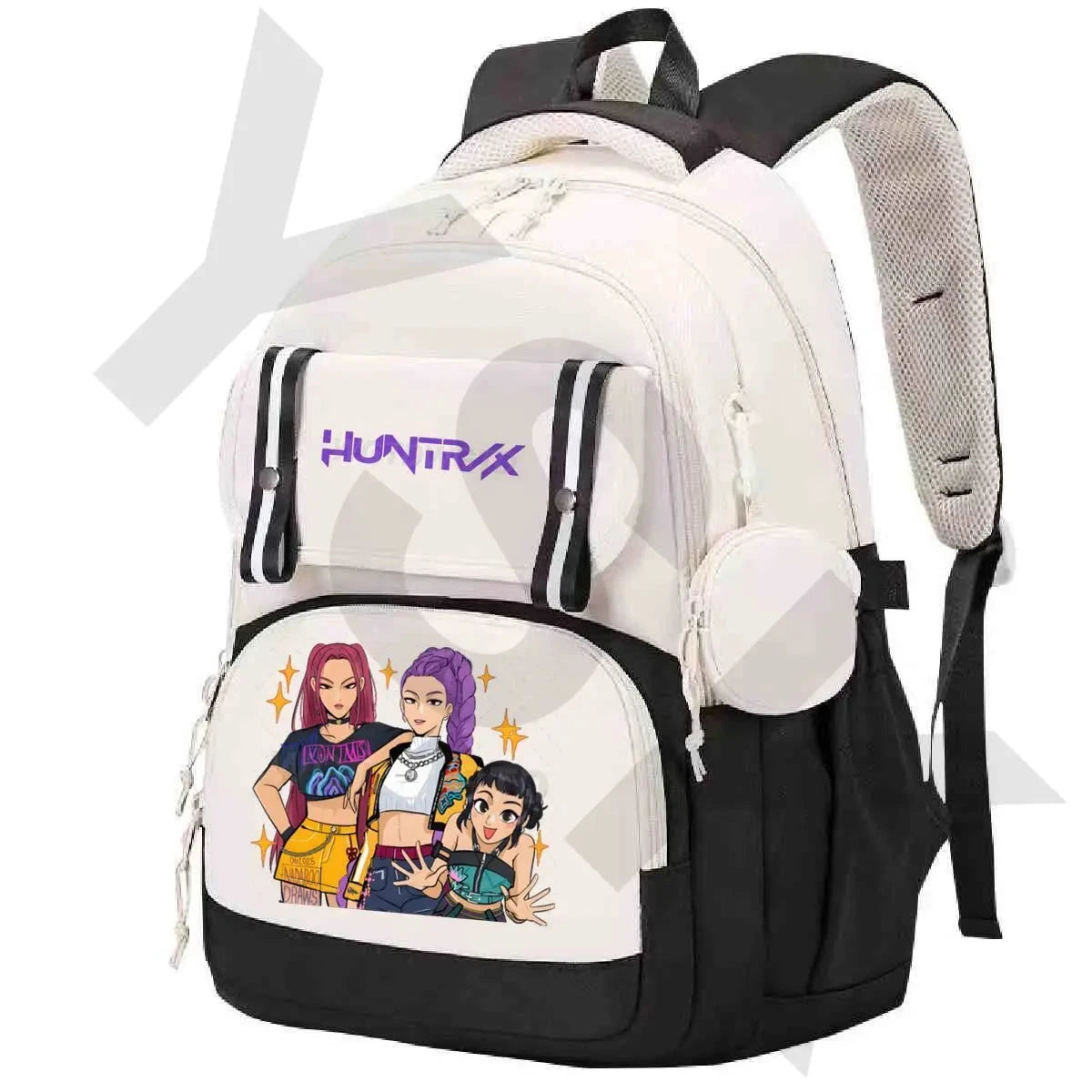 New Cartoon Kpop Demon Hunters Backpack Women Girls Large Capacity Schoolbags Children Teeneger Student Book Bags Anime Backpack GlowCart