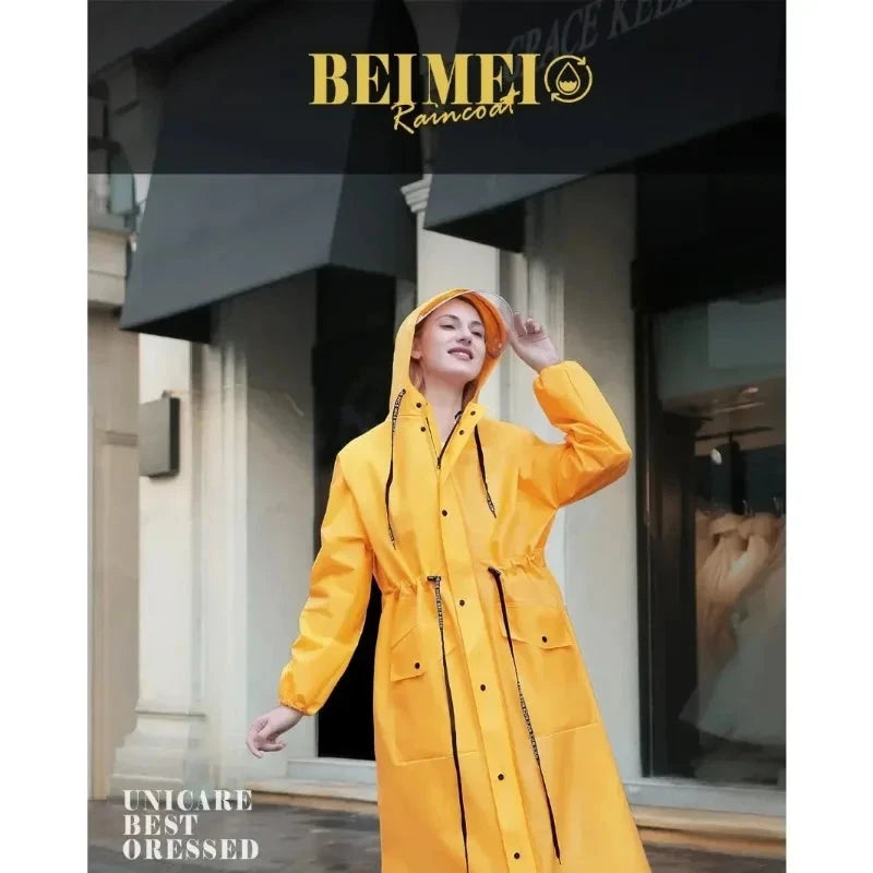 Adult Raincoat Women's Men's and Women's Single Long Full GlowCart