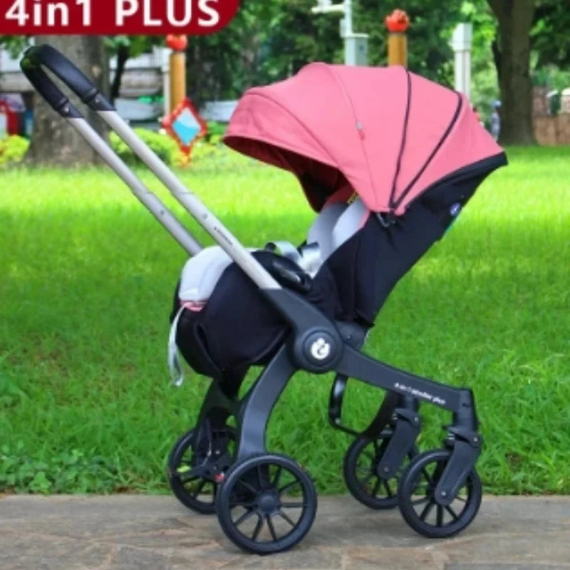 2025 NEW baby stroller 4in1 trolley car seat Multifunctional baby carriage luxury Foldable and portable strollers GlowCart