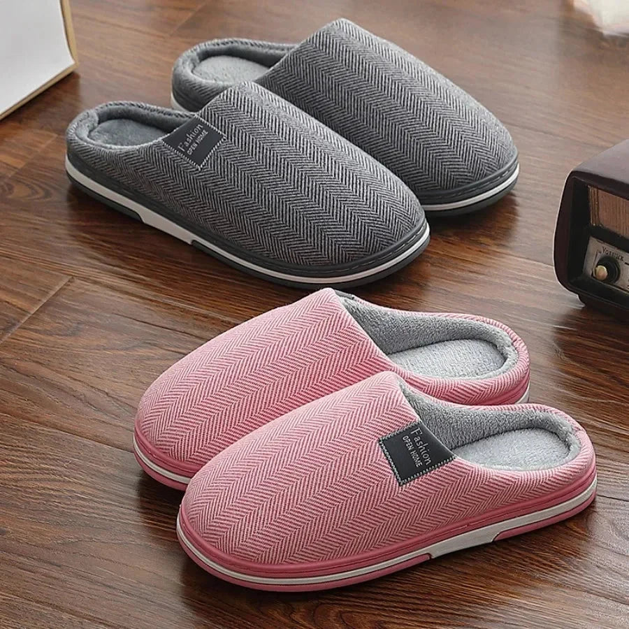 Men's Winter Home Slippers Casual Shoes Soft And Warm Home GlowCart