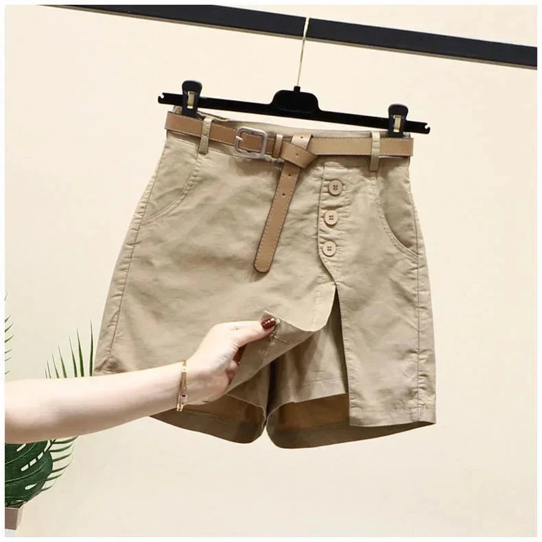 100% Cotton Skirts Shorts for Women Summer Clothes Korean GlowCart