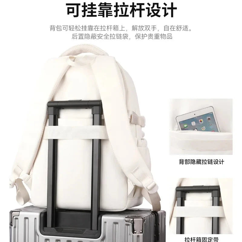 Korean Style Daily Backpack For Women Packsack Waterproof GlowCart