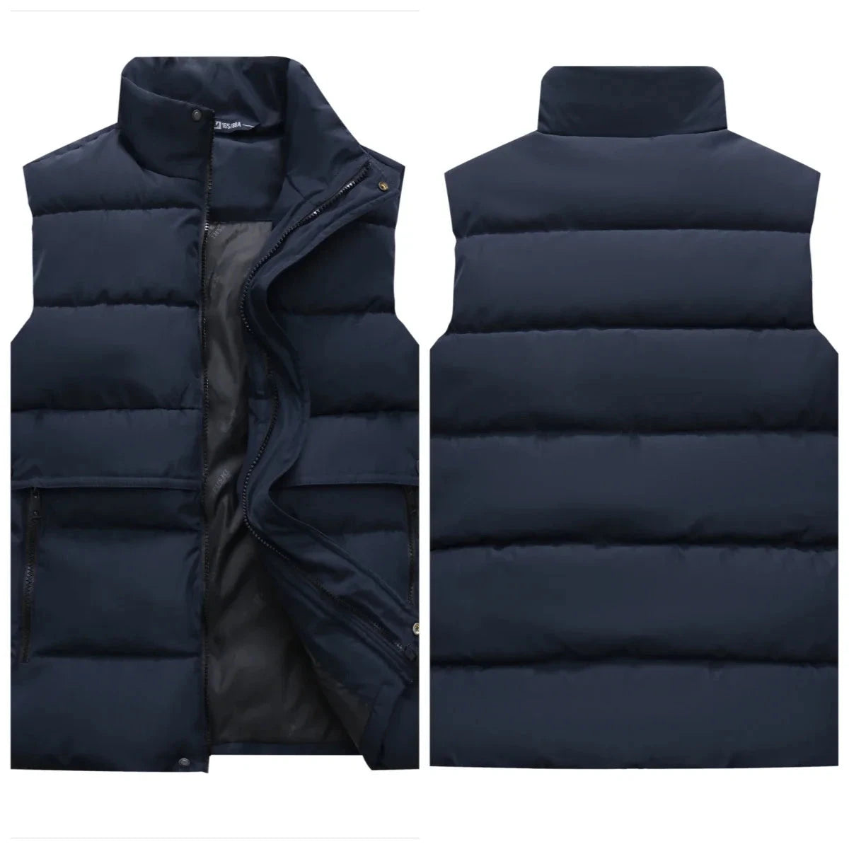 Men Women Down Vest Sleeveless Puffer Jacket Winter Trendy GlowCart