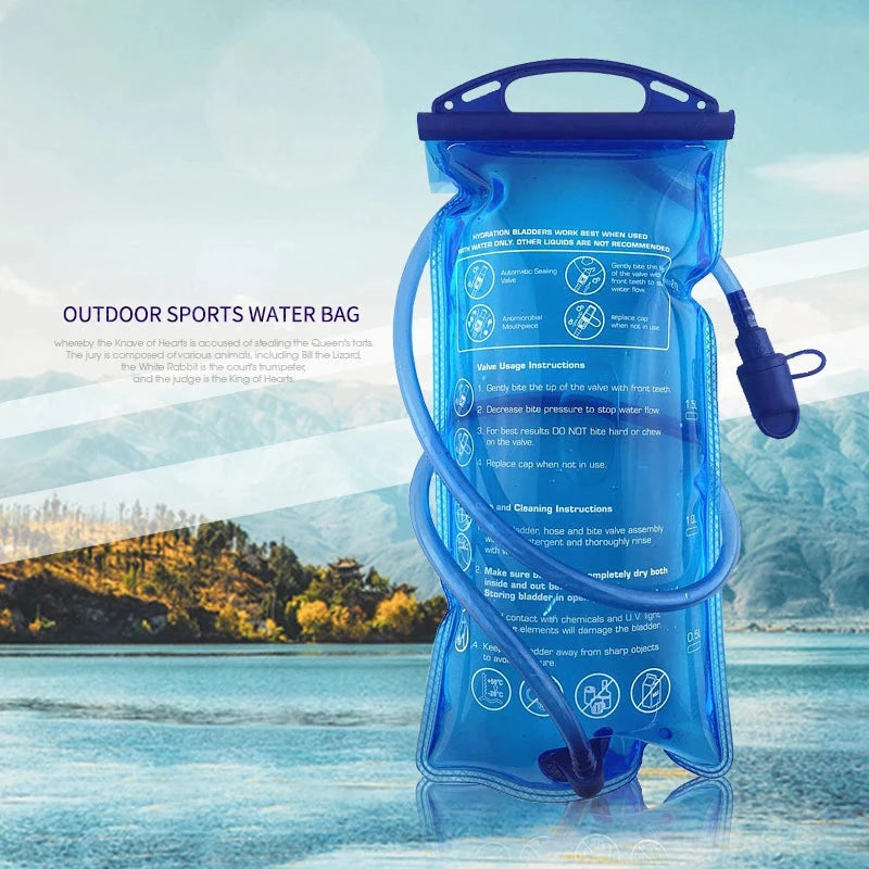 Outdoor Soft Reservoir Water Bladder Hydration Pack Water Storage Bag - 1.5L 2L 3L Running Hydration Equipments GlowCart