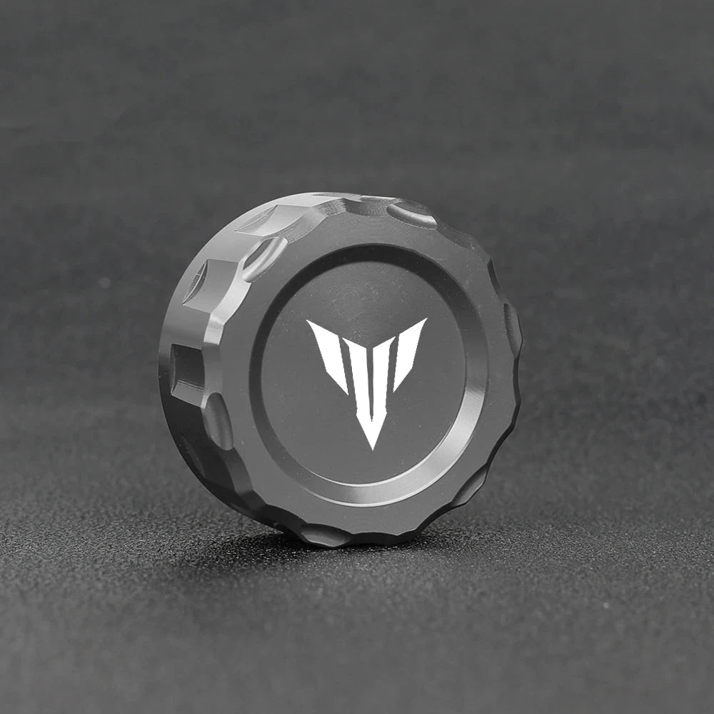 Motorcycle Rear Brake Fluid Reservoir Cap Oil Cup for Yamaha MT07 FZ07 MT 07 MT03 MT25 MT09 FZ09 MT 09 MT10 MT-10 MT01 MT-01 03 GlowCart