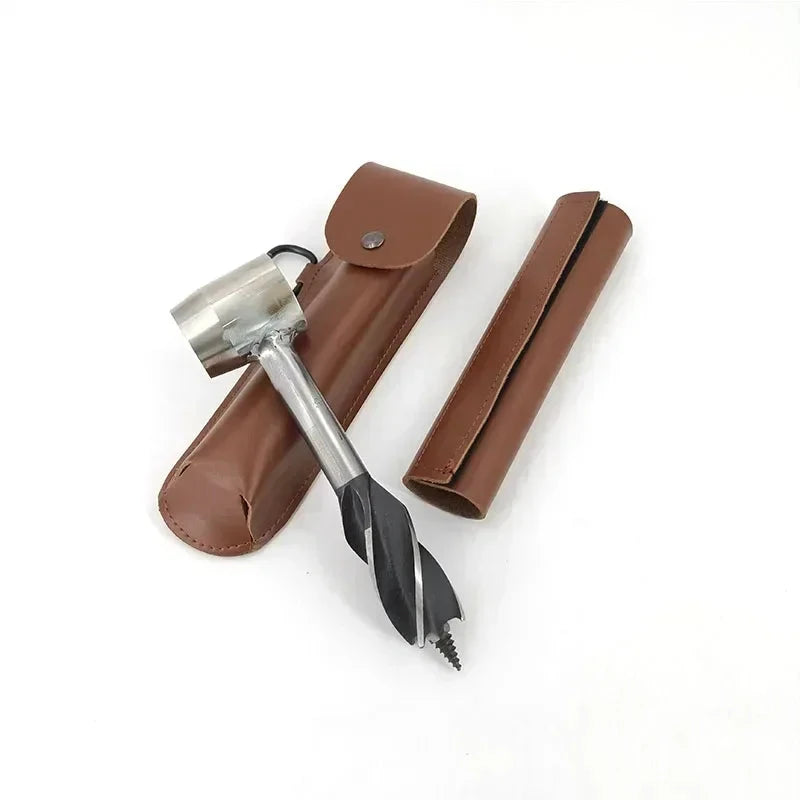 Auger Wrench Outdoor Survival Hand Drill Survival Gear Tool GlowCart