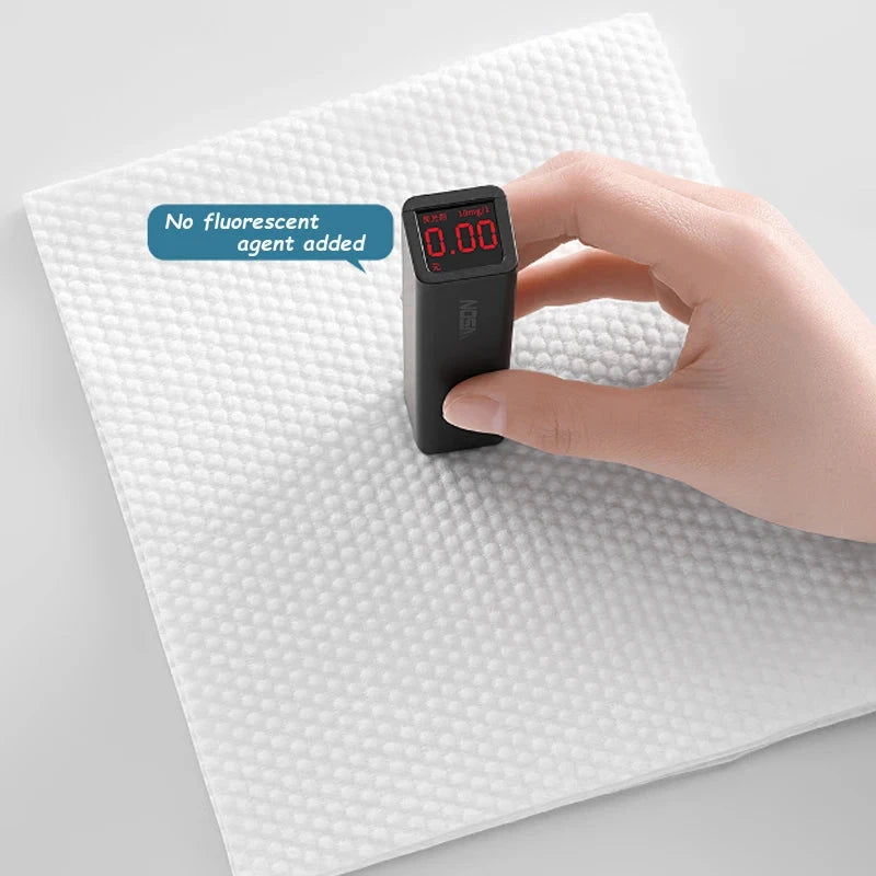 100PCS Disposable Thick 100% Cotton Face Towel Make Up Soft GlowCart