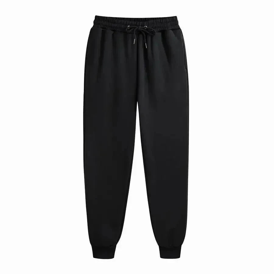 Mens Casual Pants Autumn Winter Fleece Sweatpants Men GlowCart