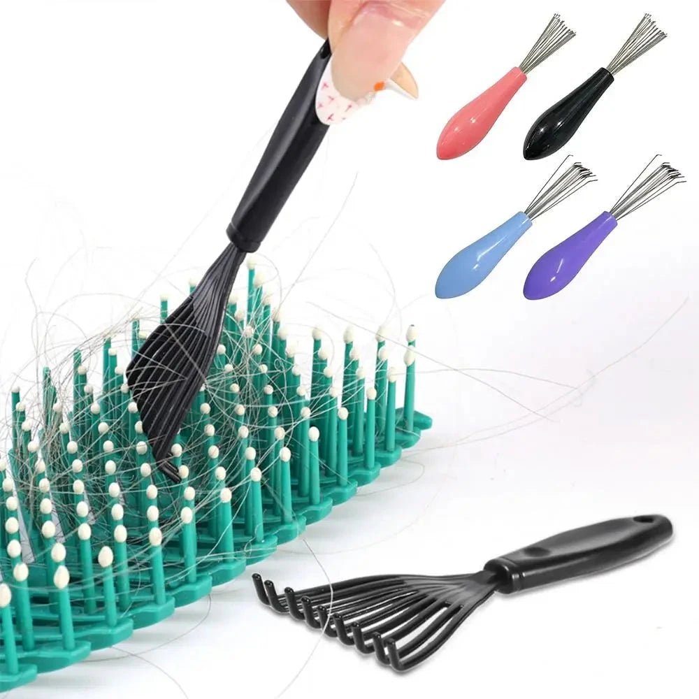 Plastic Handle Comb Hair Brush Cleaner Multifunctional Hand GlowCart