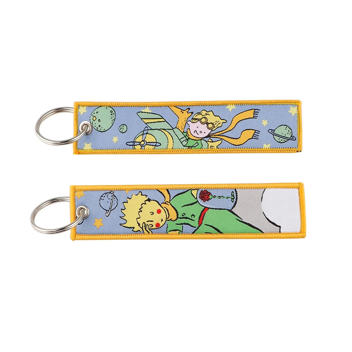 Classic Anime Cool Embroidery Key Fobs Key Tag Motorcycles GlowCart