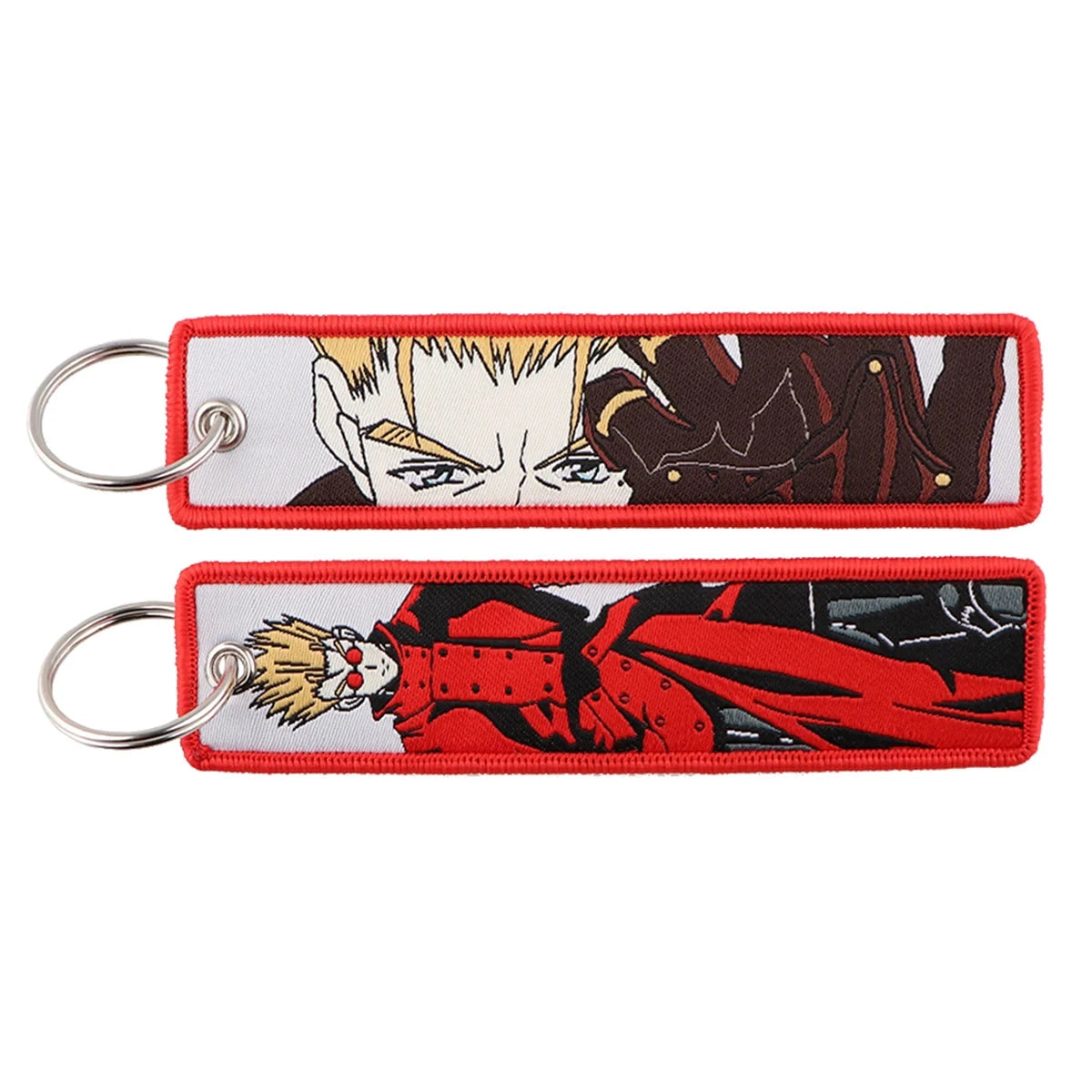 Classic Anime Cool Embroidery Key Fobs Key Tag Motorcycles GlowCart
