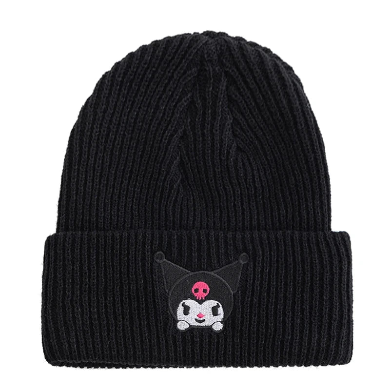 Hot Sale Saniro Hello Kitty Beanie Hat Women Cute Cartoon GlowCart