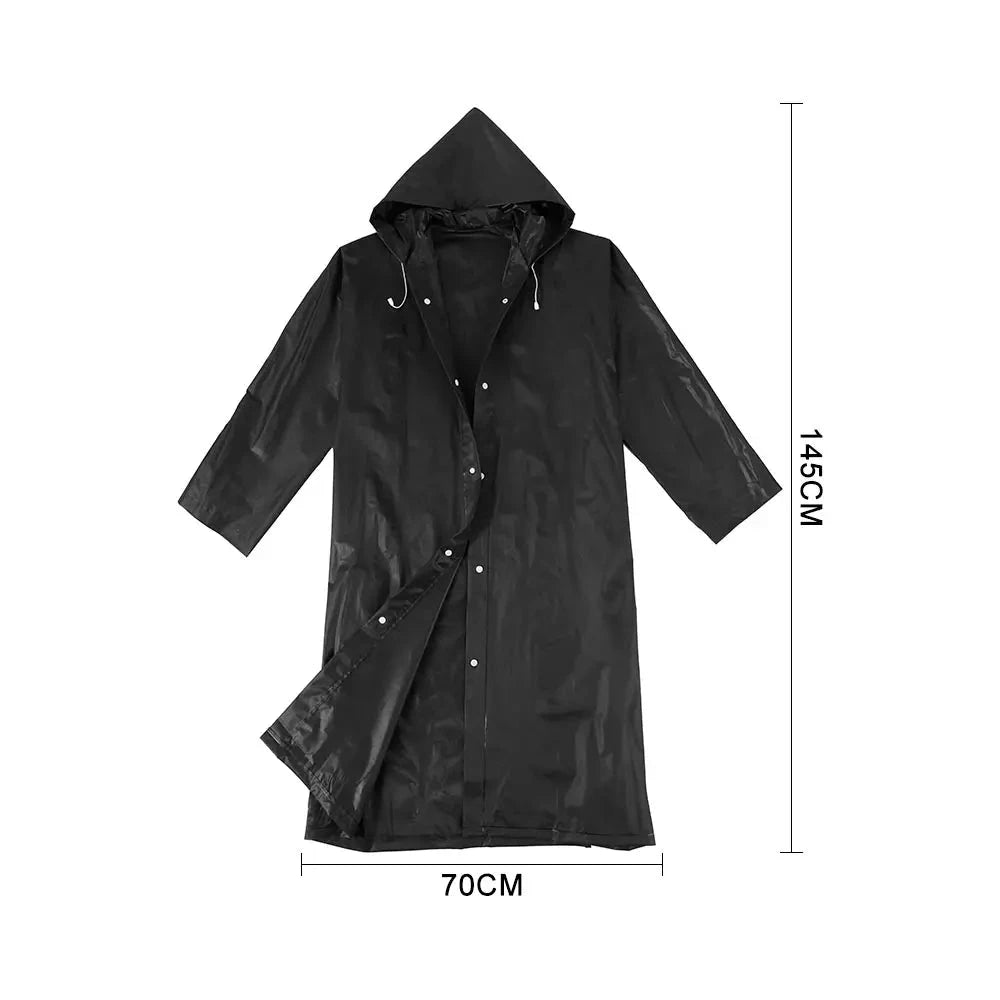1Pcs EVA Unisex Raincoat High Quality Thickened Waterproof GlowCart