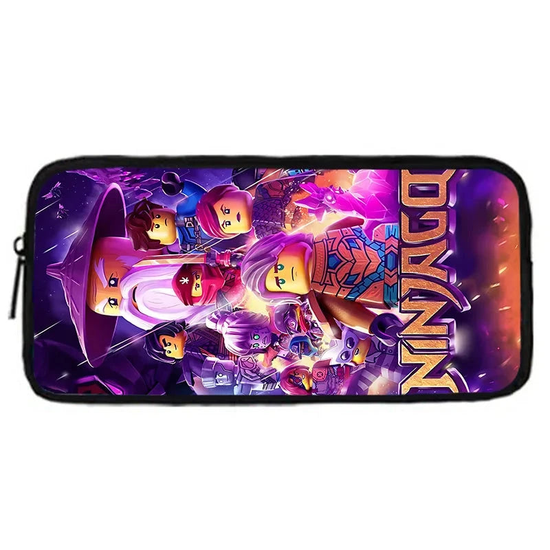 Child School Sports Game N-NinjagoS Backpack with Lunch Bags ,Pencil Bags ,School Bags for Boys Girls Best Gift GlowCart