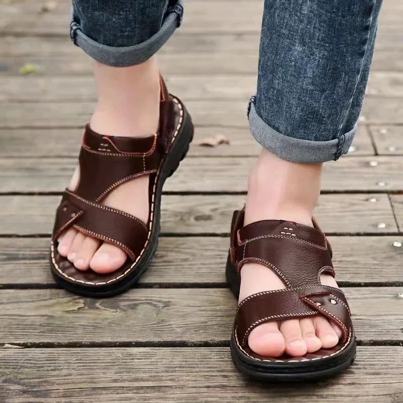 Summer Men's Sandals Soft Bottom Anti-Slip Slippers Casual GlowCart