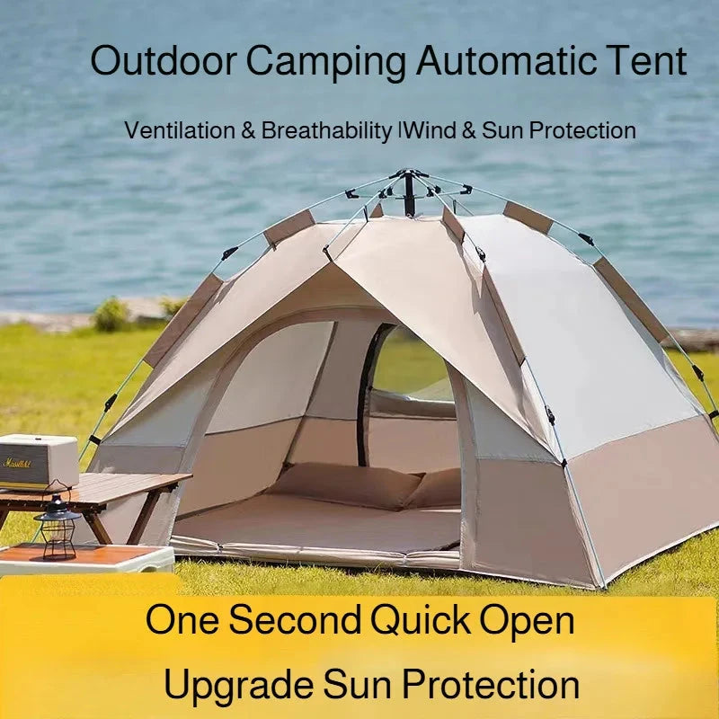 Outdoor portable tent quick-open thickened folding tent GlowCart