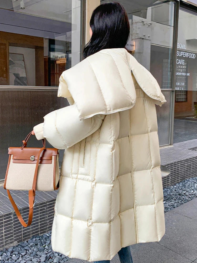 Winter Fashion Goose Down Jacket Women's 2023 New High GlowCart