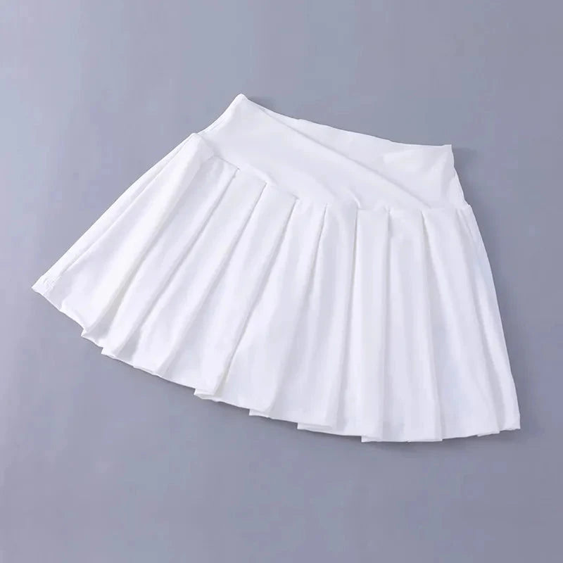 Women Tennis Pleated Skirt High Waisted Athletic Golf Skorts GlowCart