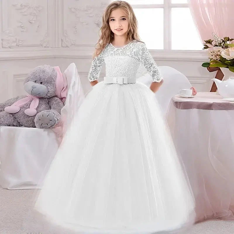 Children Princess Girls Party Wear Kids Christmas Dress Girl's Birthday Dress Baby Girl Wedding Banquet Clothes 3-14 years GlowCart