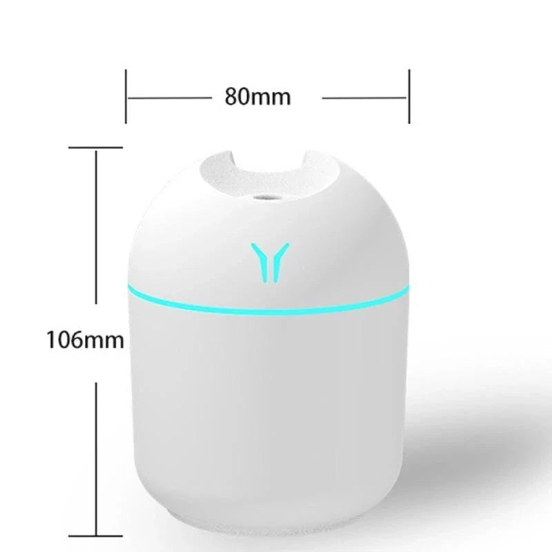 250ML USB Mini Air Humidifier Aroma Essential Oil Diffuser GlowCart